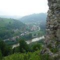 Poprad z ruin zamku w Rytrze