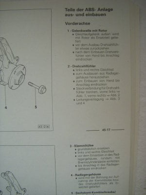 Repleitf AUDI B4 Fahrwerk Front 95 ...19