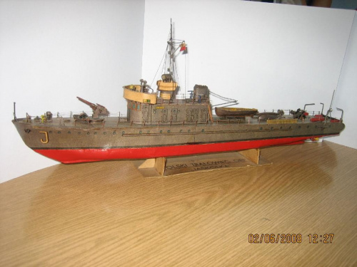 Trałowiec "Jaskółka" bohater obrony Oksywia w 1939r #Jaskółka #ModeleKartonowe #statki #okręty #żaglowce