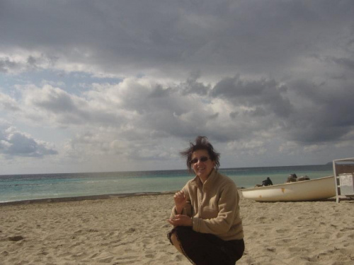 na plaży w Pietra Ligure
