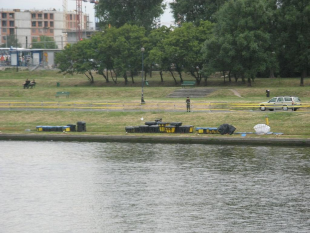 Widok na stanowiska pirotechniczne 3 h przed pokazem zdjęcie 2