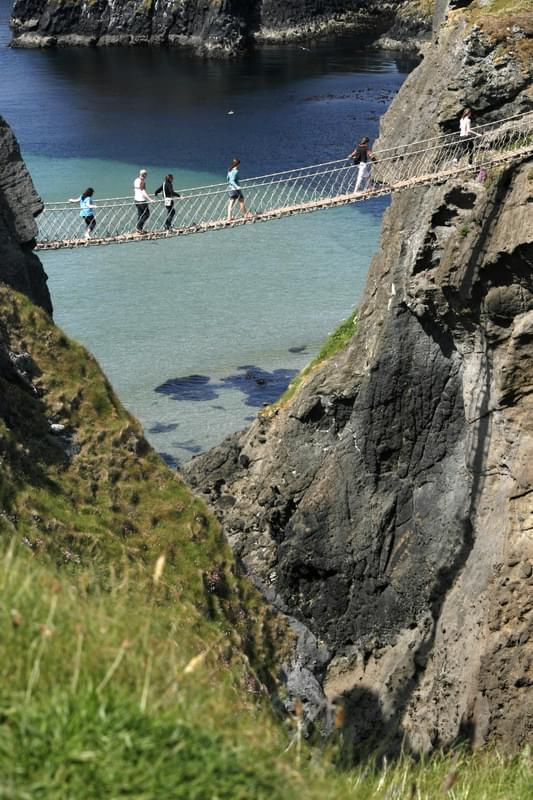 Carrick-a-Rede Rope Bridge #wybrzeże