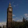 Slynny londynski zegar:) #BigBen #chmurki #Parlament #zegar #Londyn #Niebo