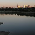 Warszawa - widok na Starówkę i Wisłę, troszkę inne ujęcie. #panorama #StareMiasto #Starówka #Warszawa