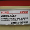 tablica kierunkowa Bachusa ( z Zielonej Góry do Gdyni. ) #Bachus #kolej #PKP