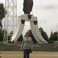 Pomnik Papieża w Krośnie, zdjęcia nie udane tyłem do słoca, ale nie mogłam się oprzeć aby nie zrobic (nawet złej) fotki