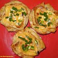 ,,Mufinki,, z chleba tostowego .Przepisy na : http://www.kulinaria.foody.pl/ , http://www.kuron.com.pl/ i http://kulinaria.uwrocie.info #tosty #chleb #zapiekanki #pieczarki #mufinki #śniadanie #kolacja #przekąski #jrdzenie #gotowanie #kulinaria