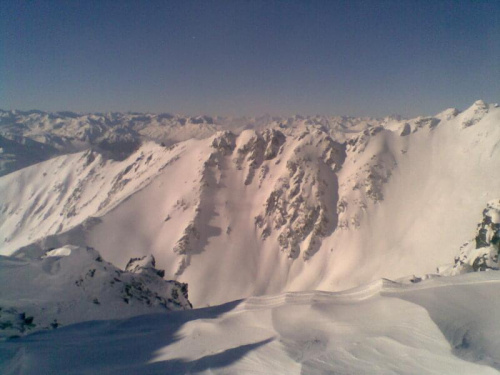 Alpy 2008 #Alpy #panorama #zima #góry