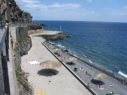 Plaża w Camara des Lobos