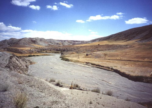 Iran Kapet Dah piaskowa rzeka #Iran #wyprawy