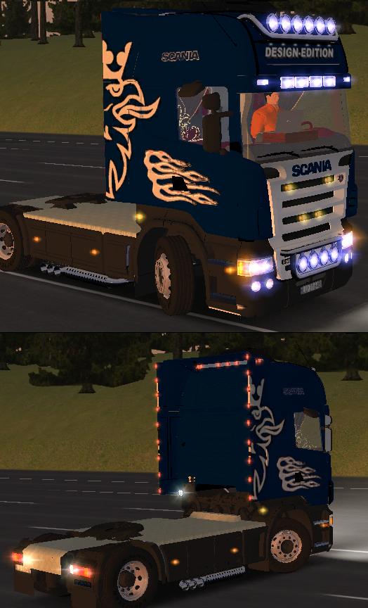 moja scania w pttm (z moim skinem)