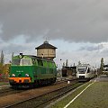 17.10.2008 SU45-118 własność spółki PKP Intercity po przyjeździ z pociągiem pośpiesznym Kopernik z Warszawy Wsch.