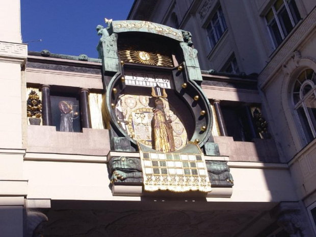 Zegar figurowy w Wiedniu #wiedeń