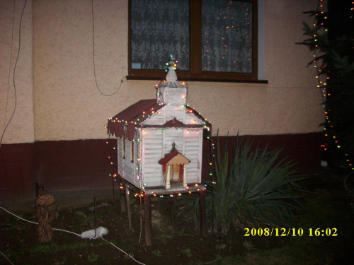 mój ogródek ,ul w świątecznej szacie