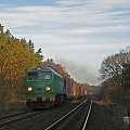 21.12.2008r. Dąbroszyn - Kostrzyn ST44-1038 z pociągiem towarowym rel. Gdańsk - Kostrzyn KoA.