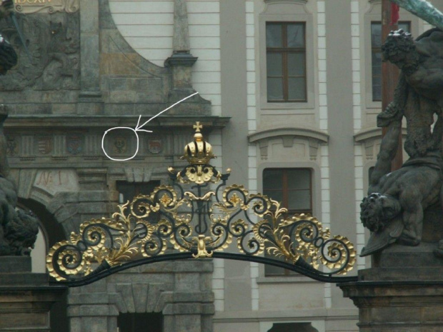 Herb Śląska na parlamencie w Pradze