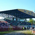Trybuna główna na stadionie w Bydgoszczy