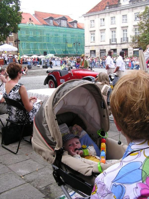 21 lipca 2007 - na paradzie aut zabytkowych, Rynek Nowego Miasta