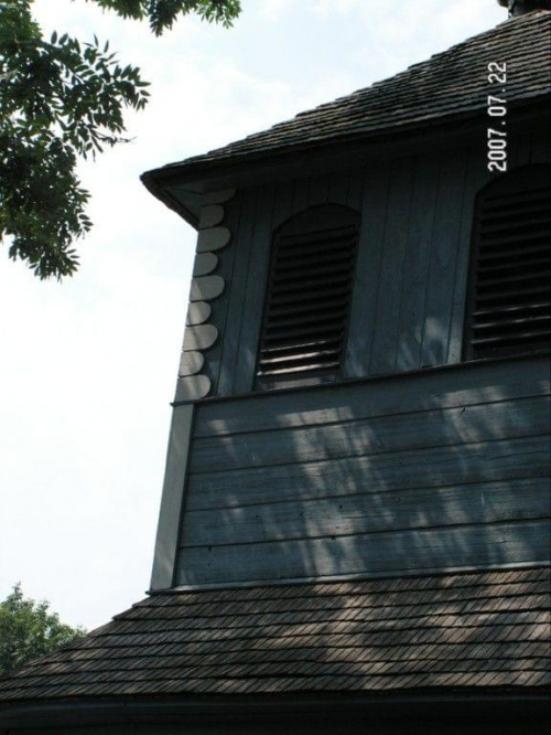 dzwonnica w Holi #cerkiew #dzwonnica #drewno #Polesie