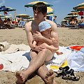 Na plaży w Lido dei Pini