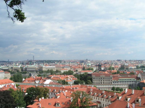 Panorama Pragi #panorama #praga #wakacje #widok #miasto