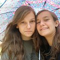 JA i KAROL :) pod parasolem