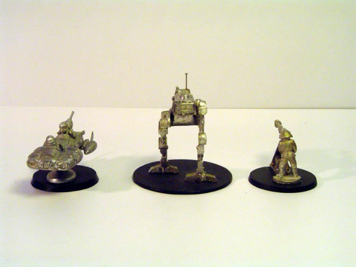 metalowe figurki SW z mojej kolekcji nie malowane