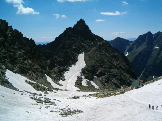 Chata pod Rysami z podejścia na Wagę #Tatry