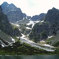 Czarny Szczyt, w tyle Durny Szczyt #Tatry