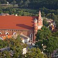 Panorama Wilna z Góry Zamkowej.
Kościół Bernardynów - s. Franciszka. Z wierzchu odnowiony - w srodku kompletna ruina. #Wilno