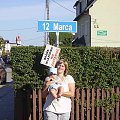 12go marca urodził się Adaś, nad nami nazwa ulicy na której parkowliśmy