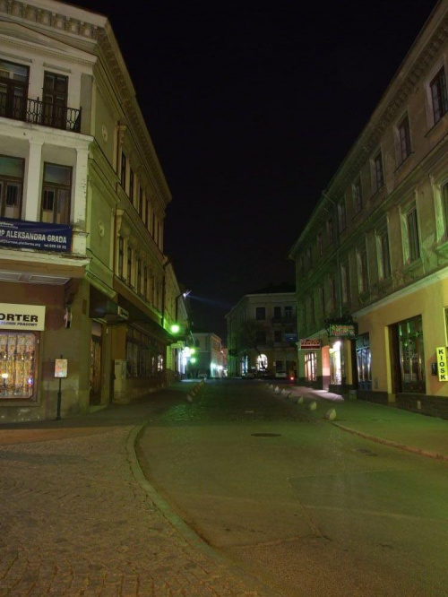 Tarnów - widok na rynek z ulicy Wałowej