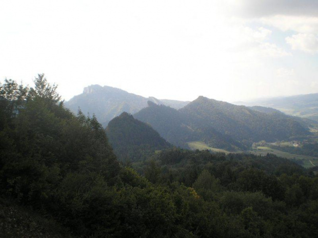 Pieniny (Trzy Korony i Sokolica) z Szafranówki #góry #pieniny