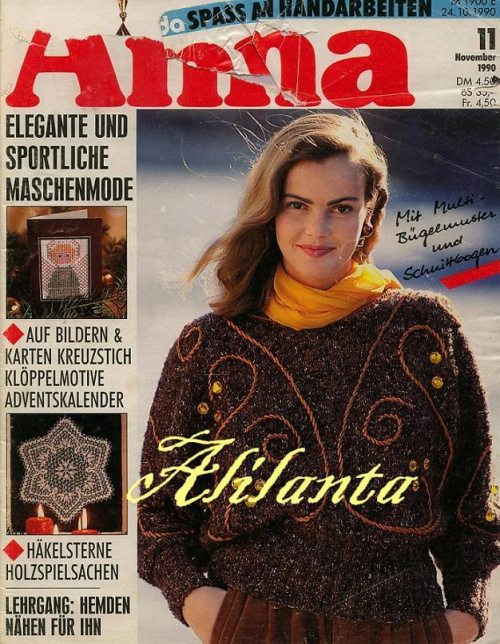 Anna 1990_11 niemiecka 01 #Anna #Burda #RobótkiRęczne #haft