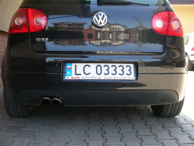 pomalowane boczki i tyl w vw v gti #VwGolfGtiMkv