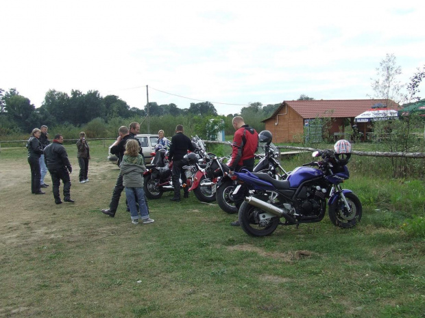 Pożegnanie wakacji 2007 #motocykl #kbm #yamaha #fido