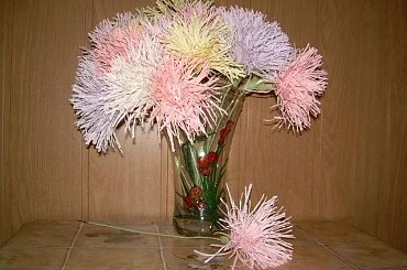 Bibułkowe kwiatki #RĘKODZIEŁOARTYST