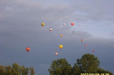 Balony na nad moim niebem ;) #balon #balony #niebo #Nałęczów