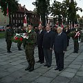 Delegacja ZBZZ i ORWP w składzie od lewej ppłk rez M. Kupczyk, gen.dyw. rez. A. Rębacz, płk w st.spocz. M. Kupiec. #Militaria #Imprezy #Plenerowe