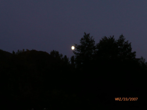księżyc , zdjęcie z okna #WałbrzychIOkolice