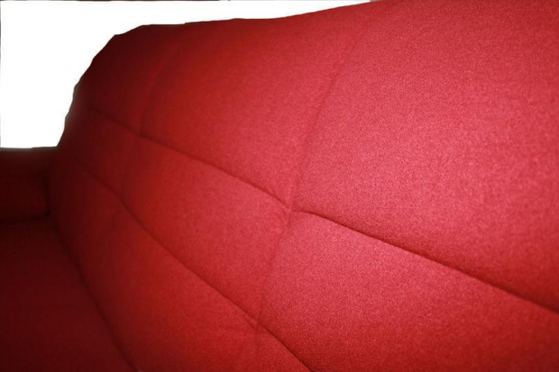 red sofa