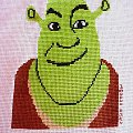 kołderkowy kwadracik - Shrek