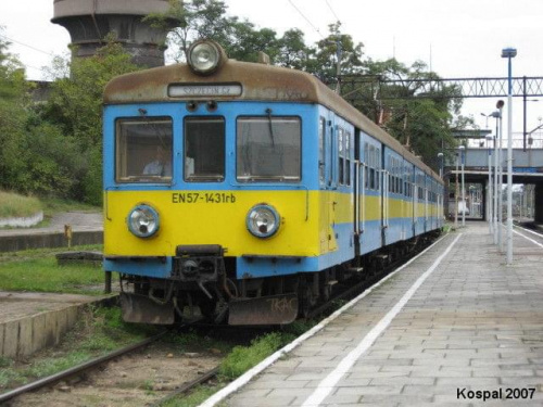 09.10.2007 EN57-1431 jako pociąg osobowy do Szczecina Gł