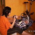 to ja- KUBICA w swoim małym bolidzie
